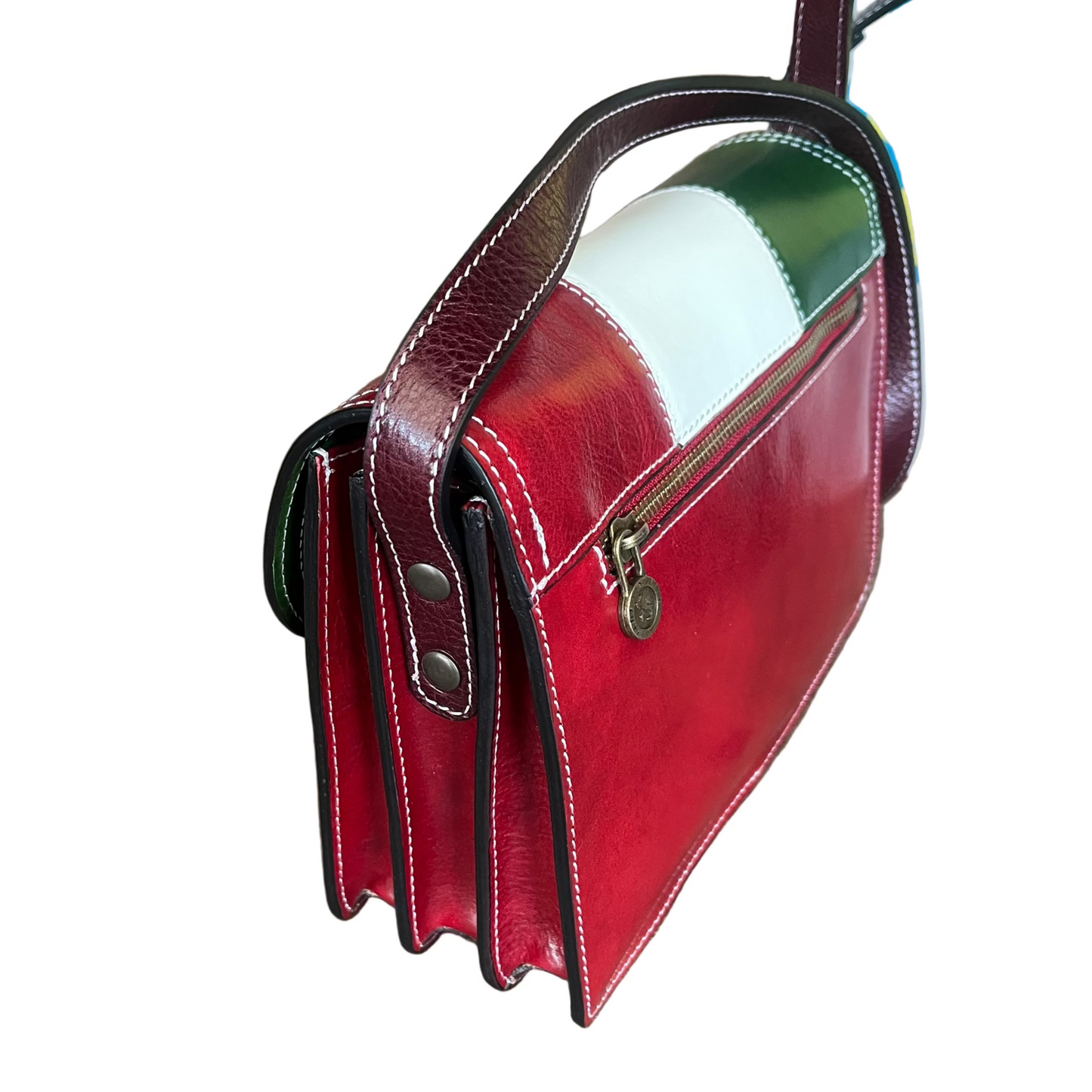 Borsa-Cartella italiana in pelle – Postino piccola da donna | Made in Italy – Cuoieria Italiana