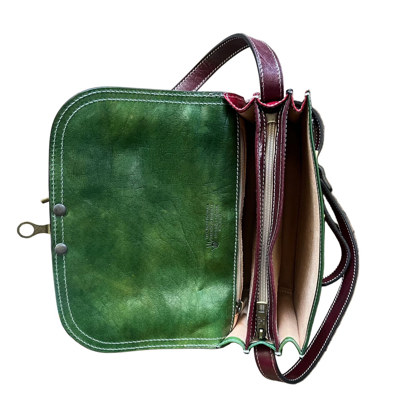 Borsa-Cartella italiana in pelle – Postino piccola da donna | Made in Italy – Cuoieria Italiana