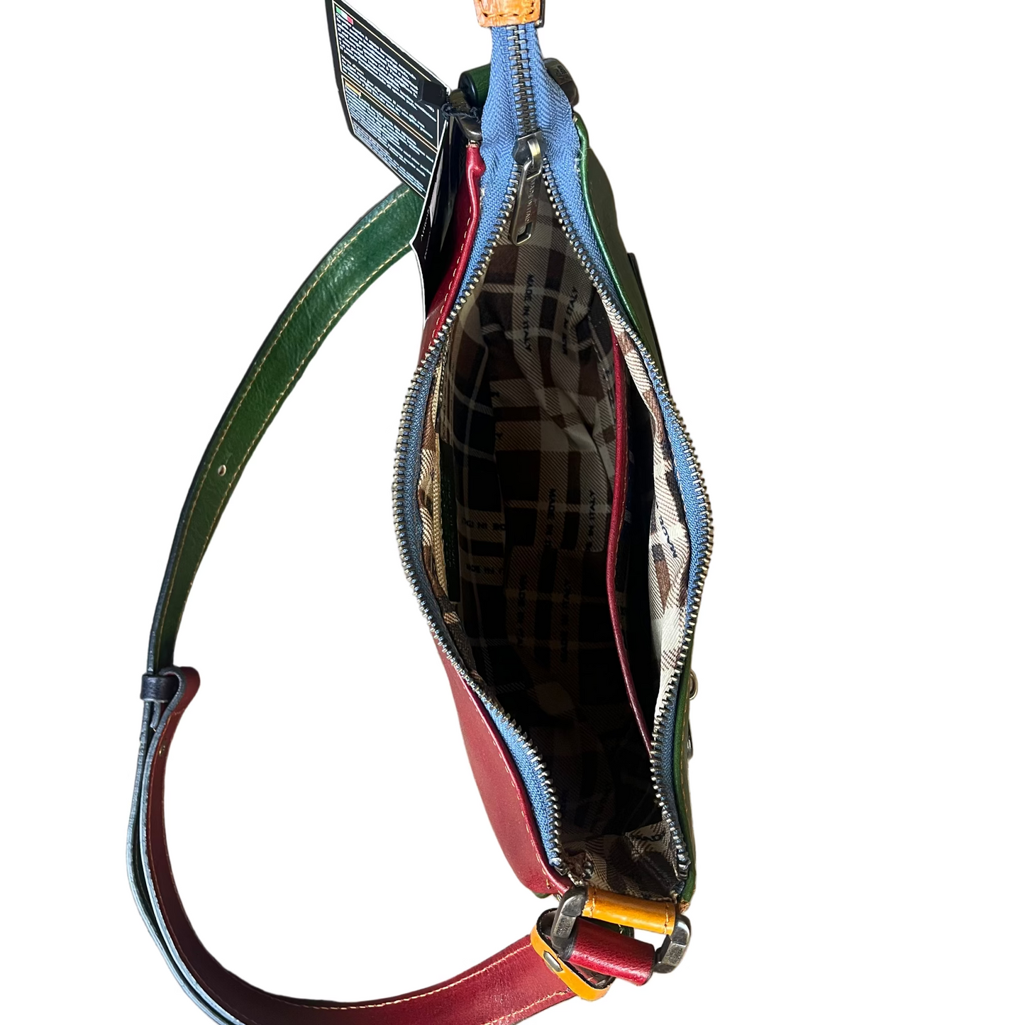 Tramonto – Borsa a mezzaluna in pelle da donna | Piccola ed elegante Made in Italy – Cuoieria Italiana