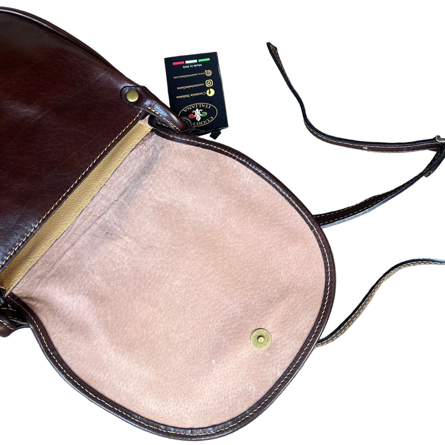 Iris – Borsa a tracolla in pelle da donna | Made in Italy – Cuoieria Italiana