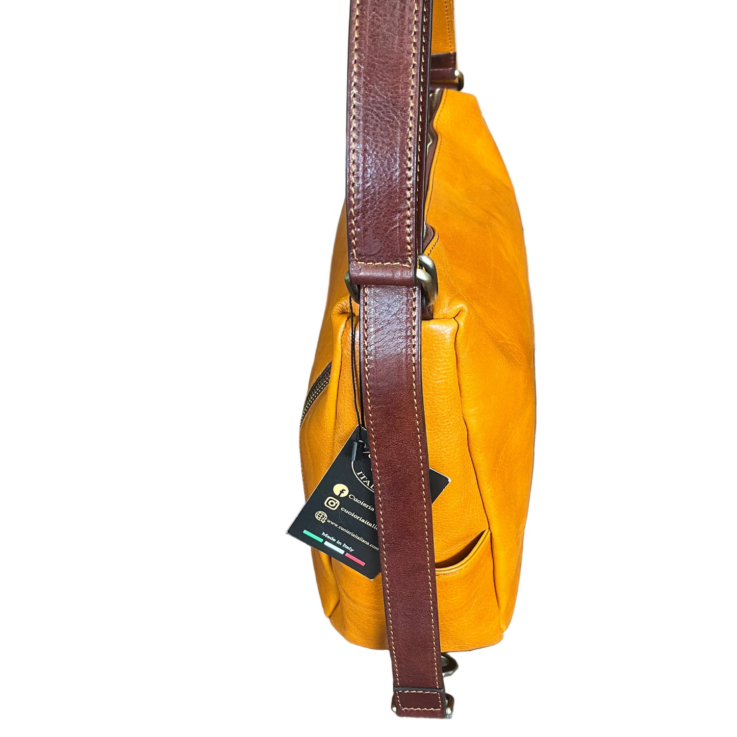 Borsa-Zaino grande in pelle | Zaino da donna artigianale Made in Italy – Cuoieria Italiana