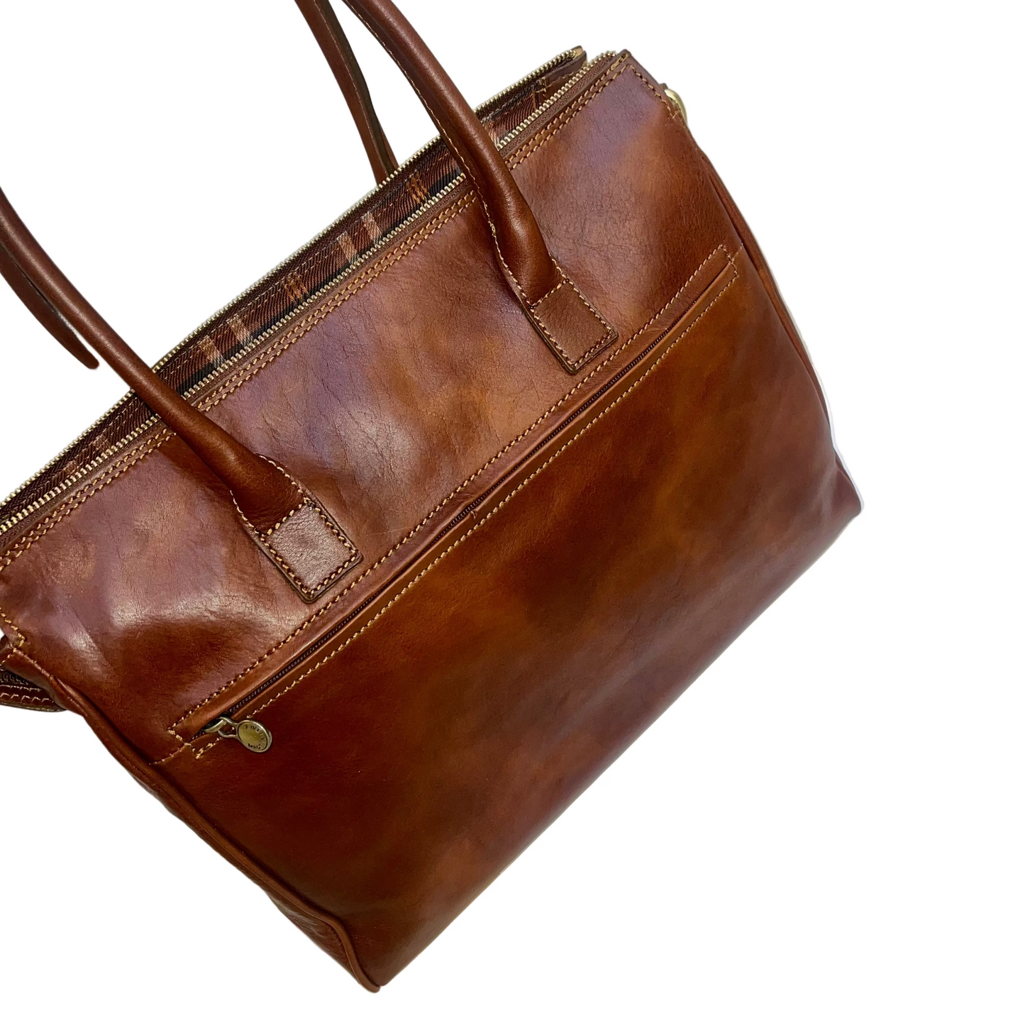 Shopping Old Style | Borsa shopper in pelle artigianale Made in Italy – Cuoieria Italiana