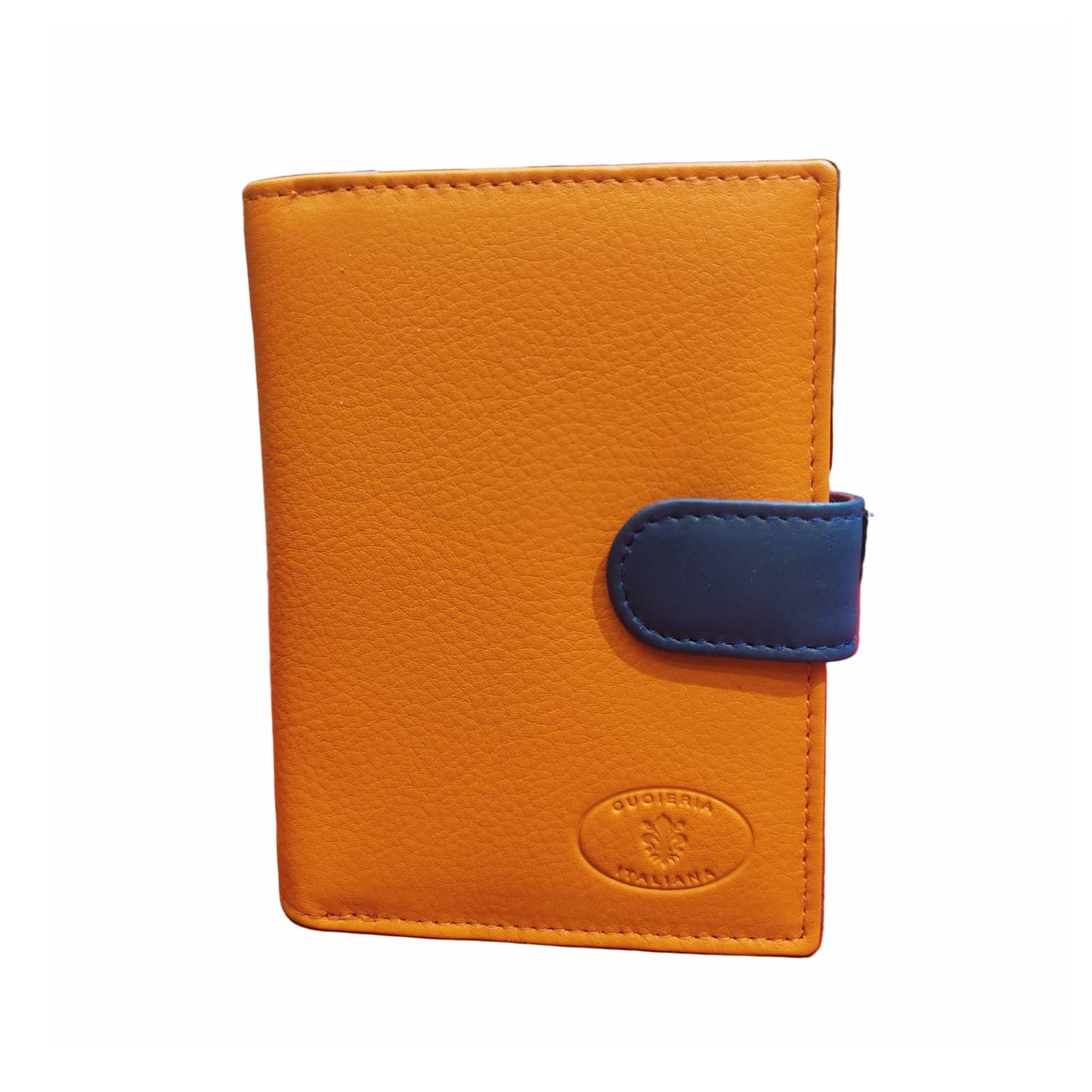 Portafoglio medio compatto in pelle artigianale | Made in Italy – Cuoieria Italiana