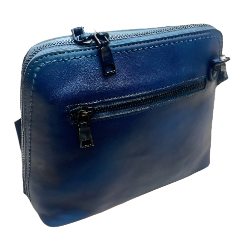Valchiria - borsa in pelle a tracolla rero