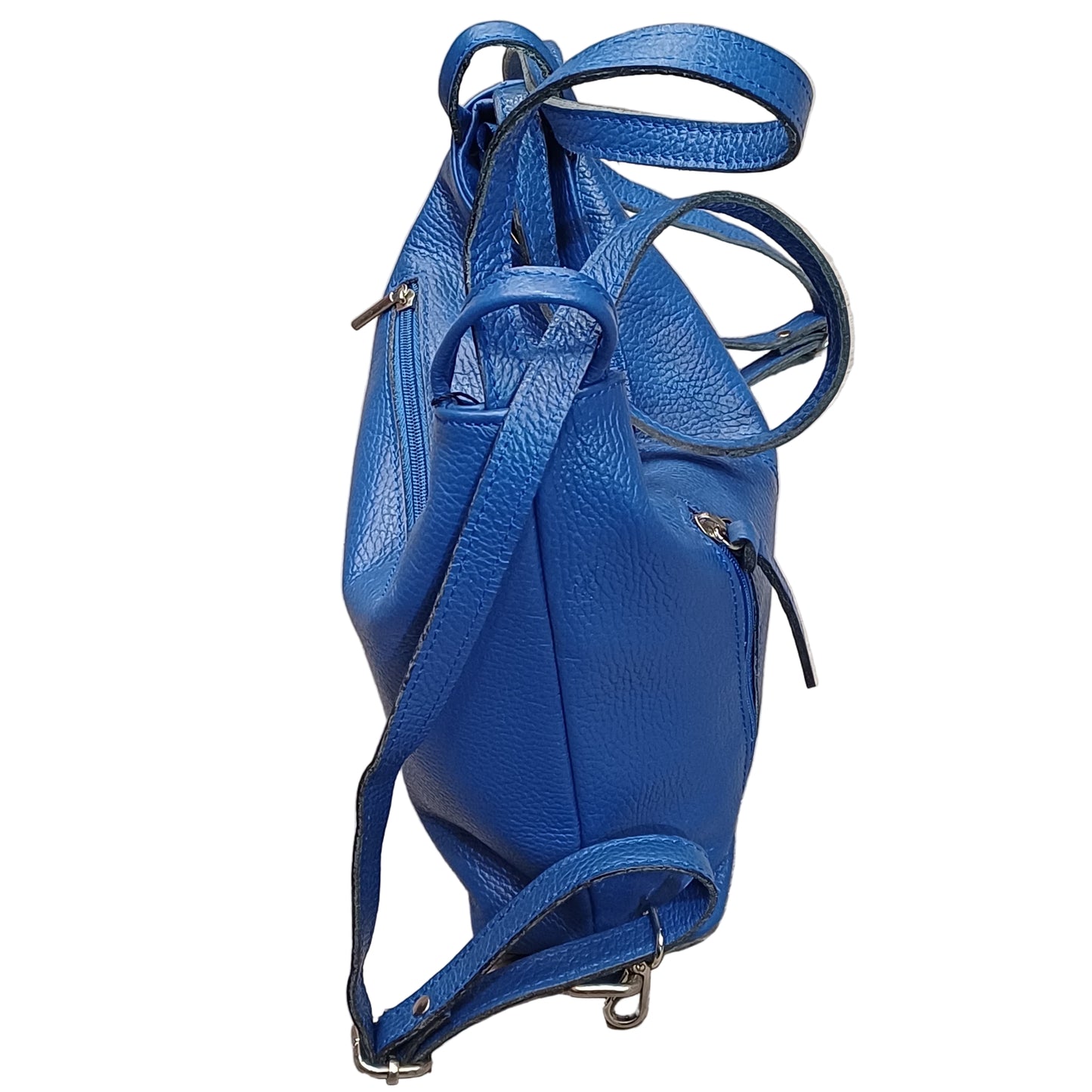 Borsa Zaino da donna in vitello martellato | Vera pelle Made in Italy – Cuoieria Italiana