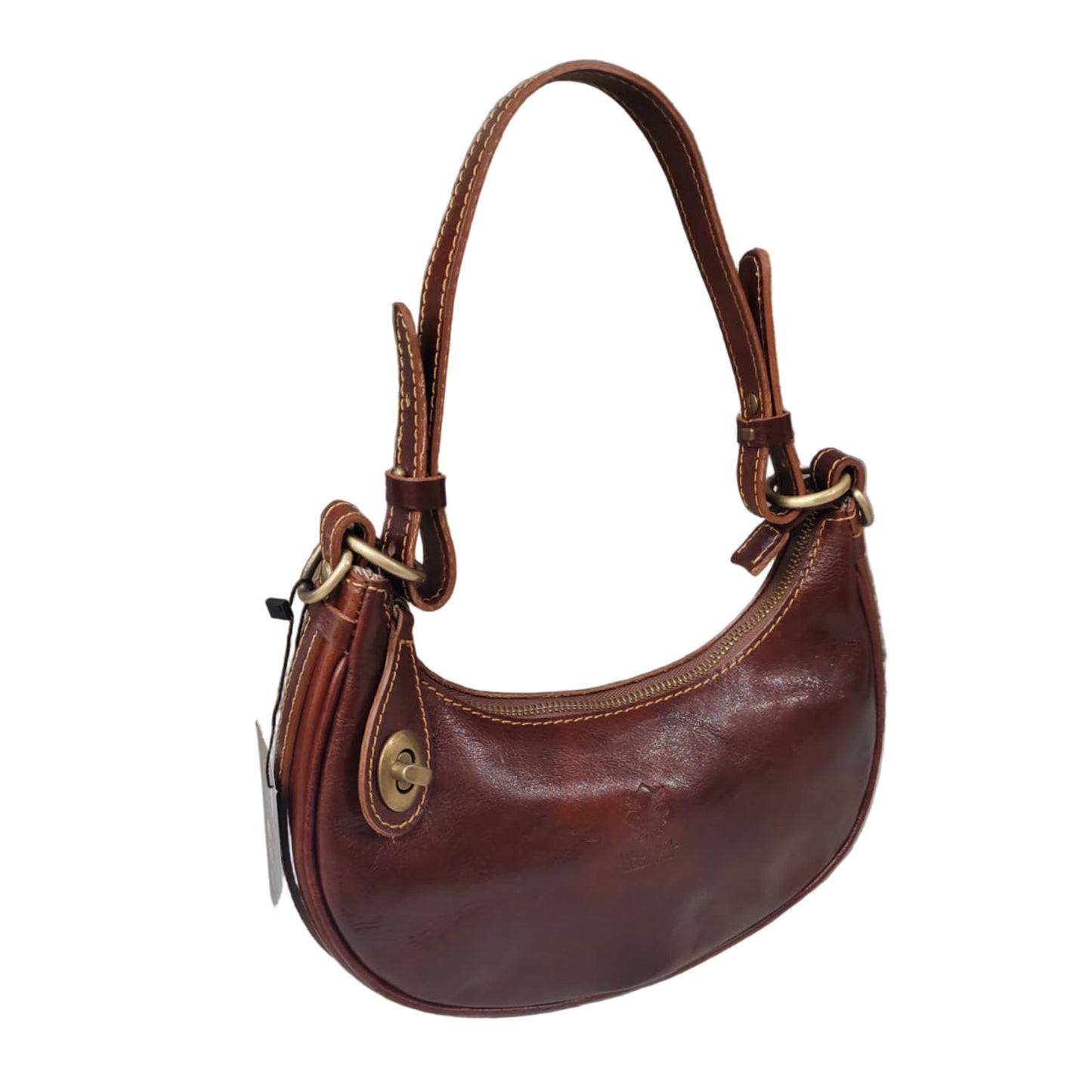 Eterna – Borsa a mezzaluna in pelle | Borsa piccola artigianale Made in Italy – Cuoieria Italiana