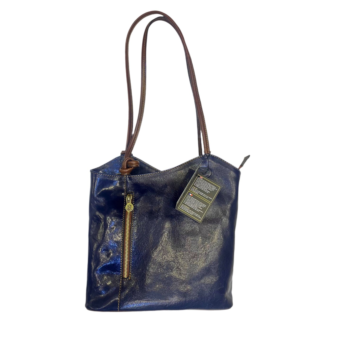 Borsa-Zaino media classica in pelle | Artigianale – Cuoieria Italiana
