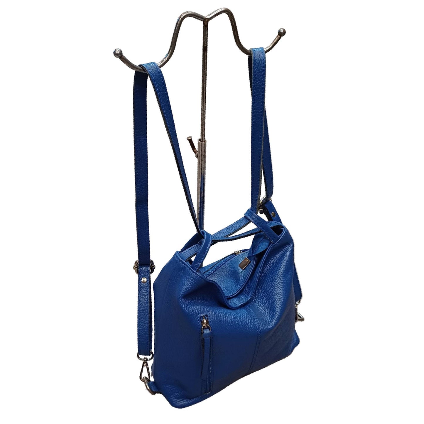 Borsa Zaino da donna in vitello martellato | Vera pelle Made in Italy – Cuoieria Italiana