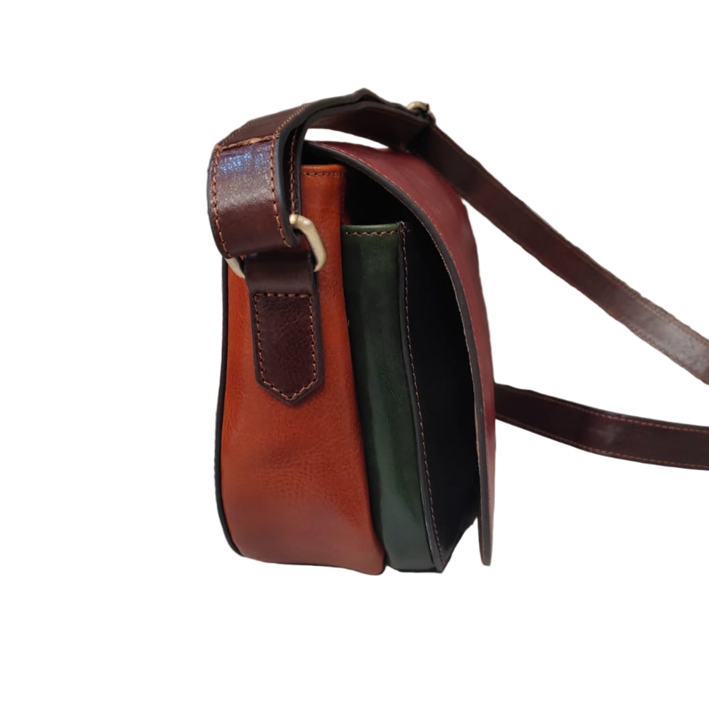 Borsa postino multicolor in pelle | Artigianale Made in Italy – Cuoieria Italiana