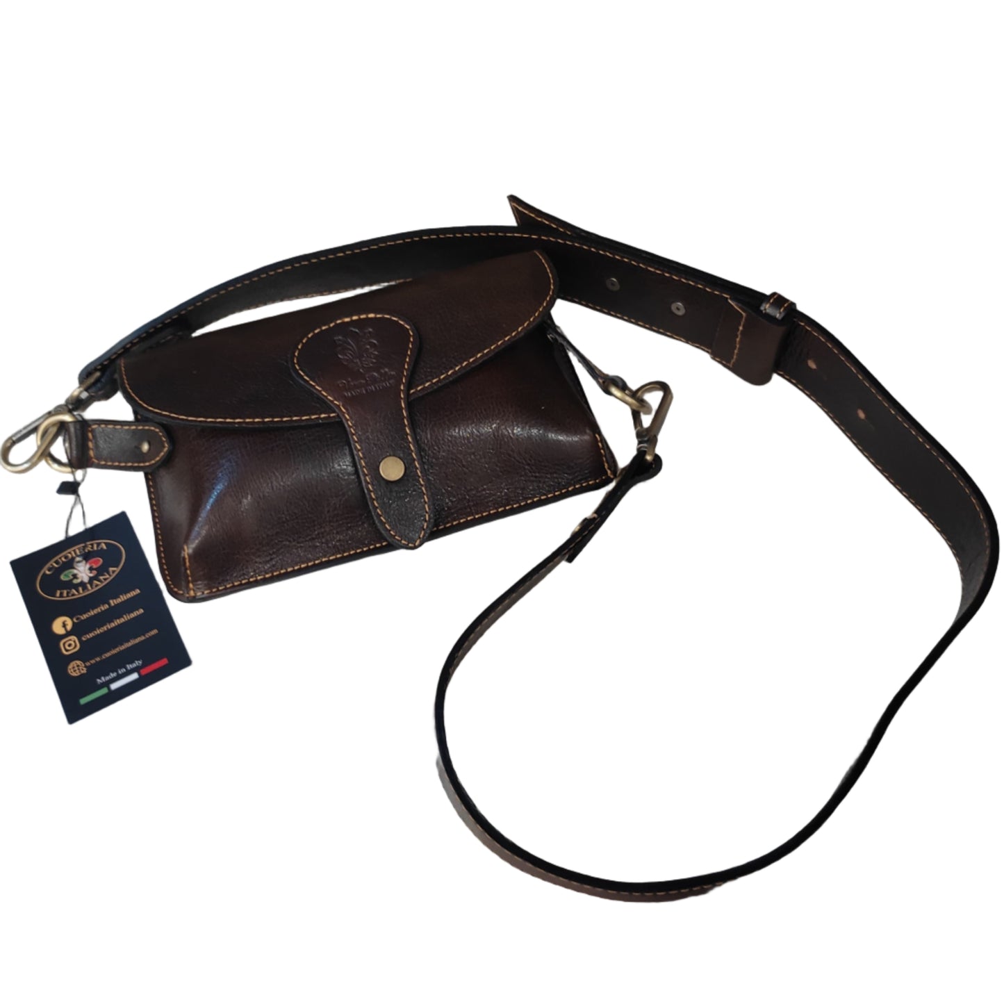 Pochette marsupio da donna in pelle | Made in Italy – Cuoieria Italiana