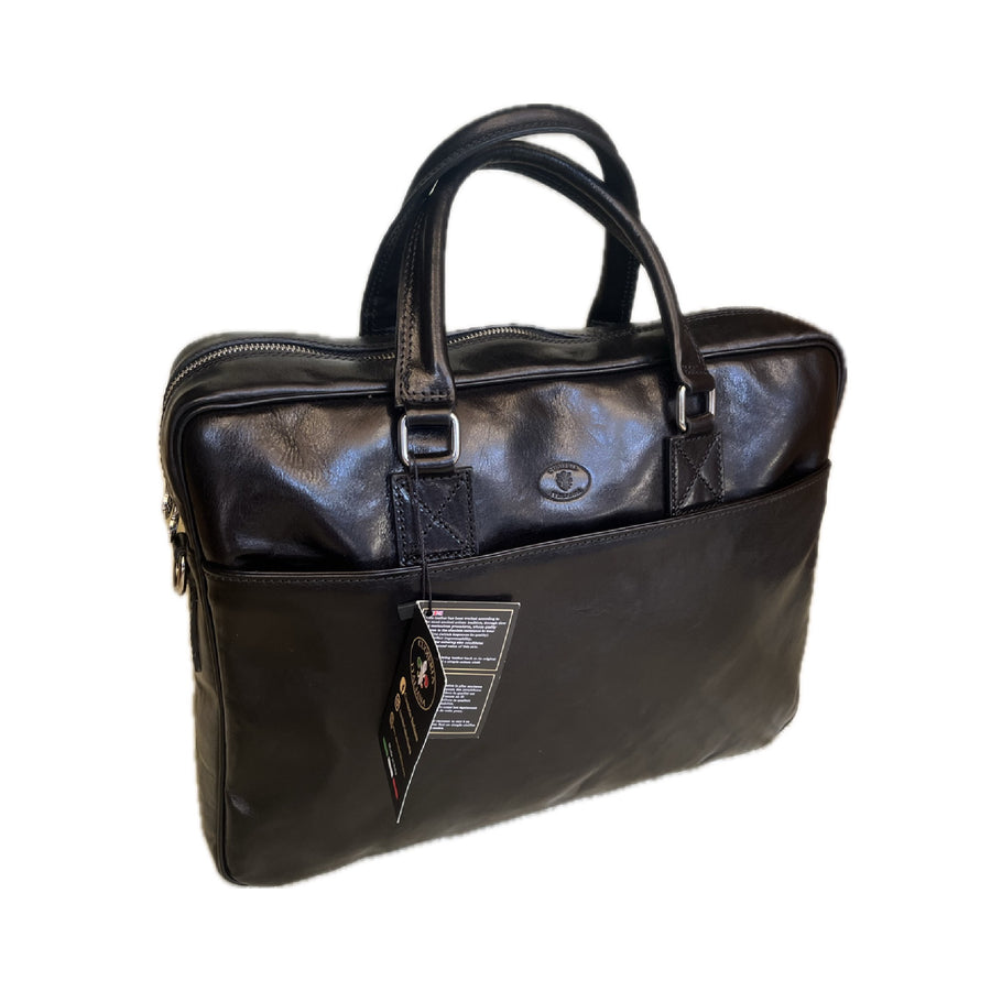 Fenix Slim – Cartella da lavoro in pelle | Fatta a mano in cuoio Made in Italy – Cuoieria Italiana