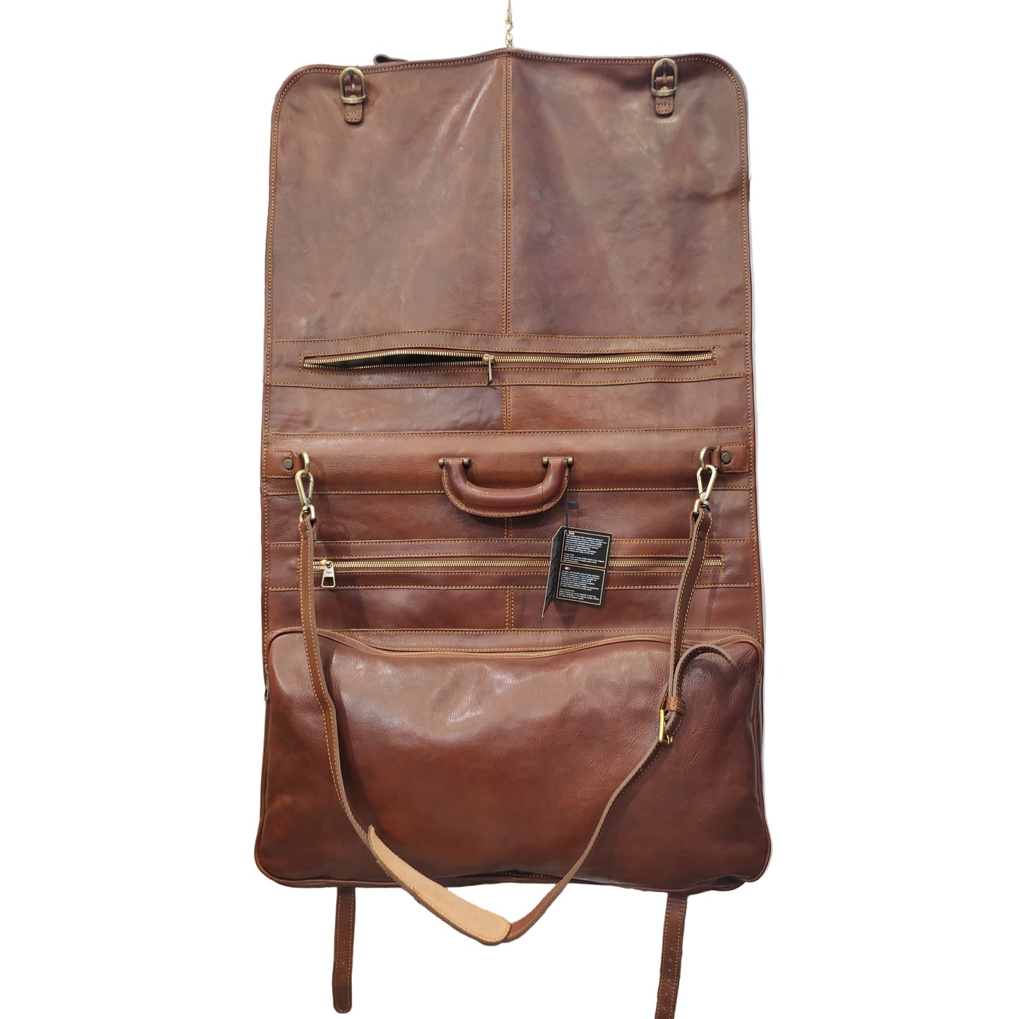 Porta abiti in pelle da uomo – Valigia artigianale Made in Italy | Cuoieria Italiana