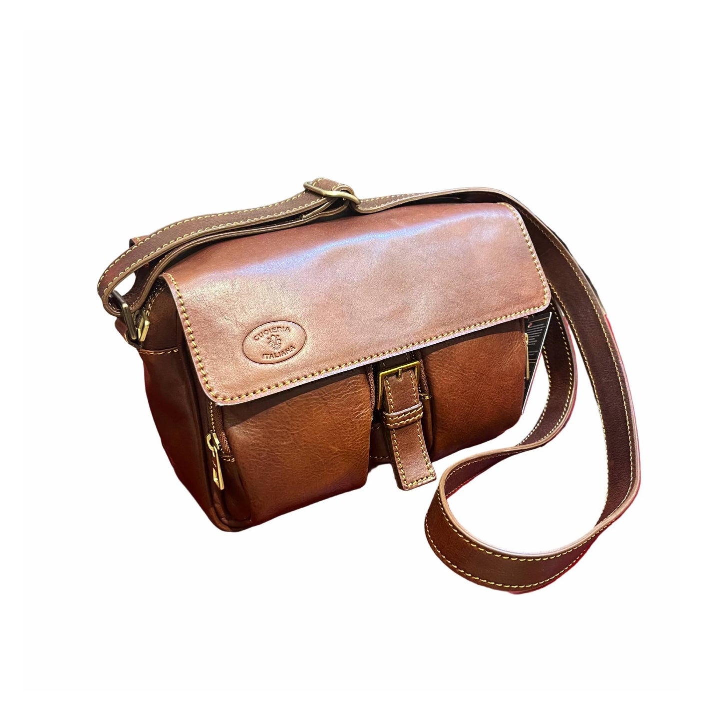 Postino Grande Tasca – Borsa classica in pelle da donna | Artigianale Made in Italy – Cuoieria Italiana