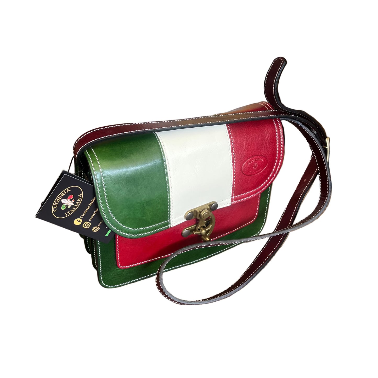 Borsa-Cartella italiana in pelle – Postino piccola da donna | Made in Italy – Cuoieria Italiana