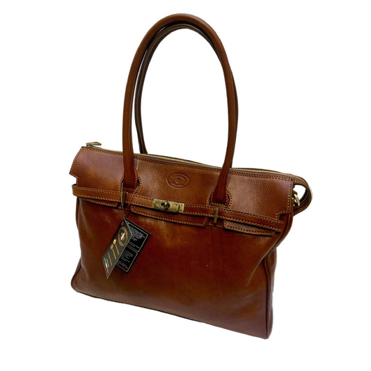 Shopping Old Style | Borsa shopper in pelle artigianale Made in Italy – Cuoieria Italiana