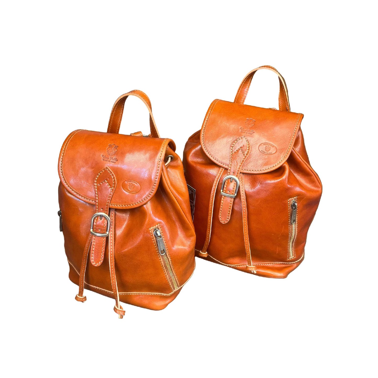 Zaino classico in pelle | Zaino unisex artigianale Made in Italy – Cuoieria Italiana