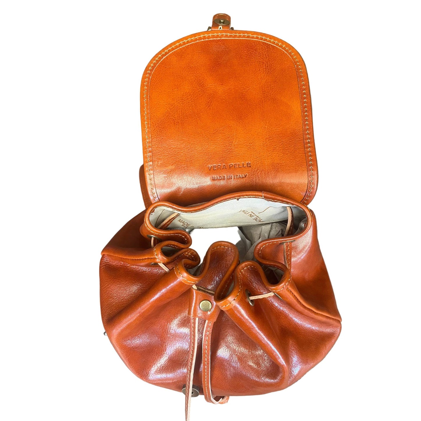 Zaino classico in pelle | Zaino unisex artigianale Made in Italy – Cuoieria Italiana