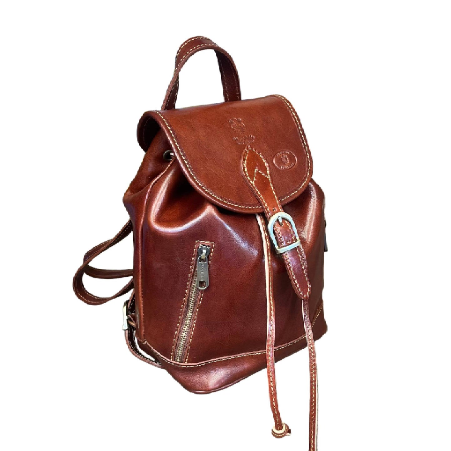 Zaino classico in pelle | Zaino unisex artigianale Made in Italy – Cuoieria Italiana