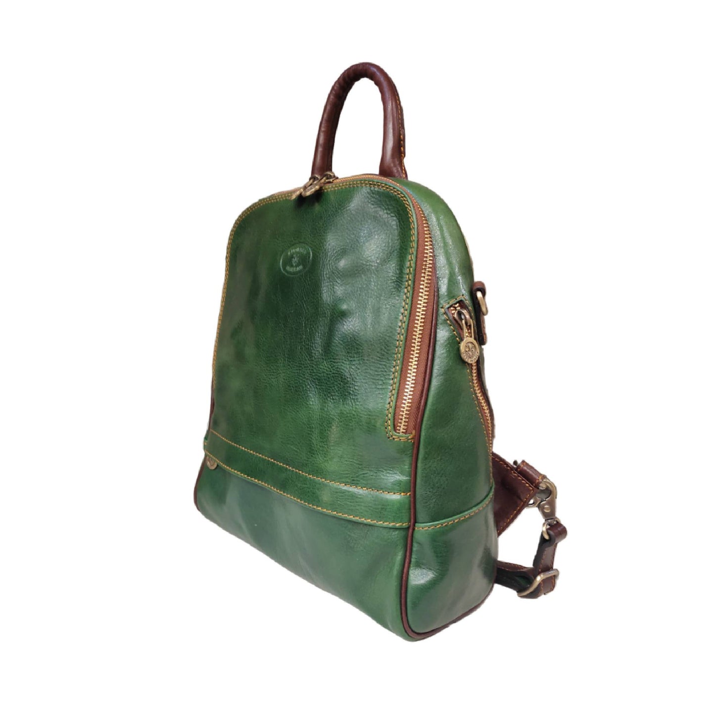 Zaino piccolo in pelle | Borsa-Zaino trasformabile Made in Italy – Cuoieria Italiana