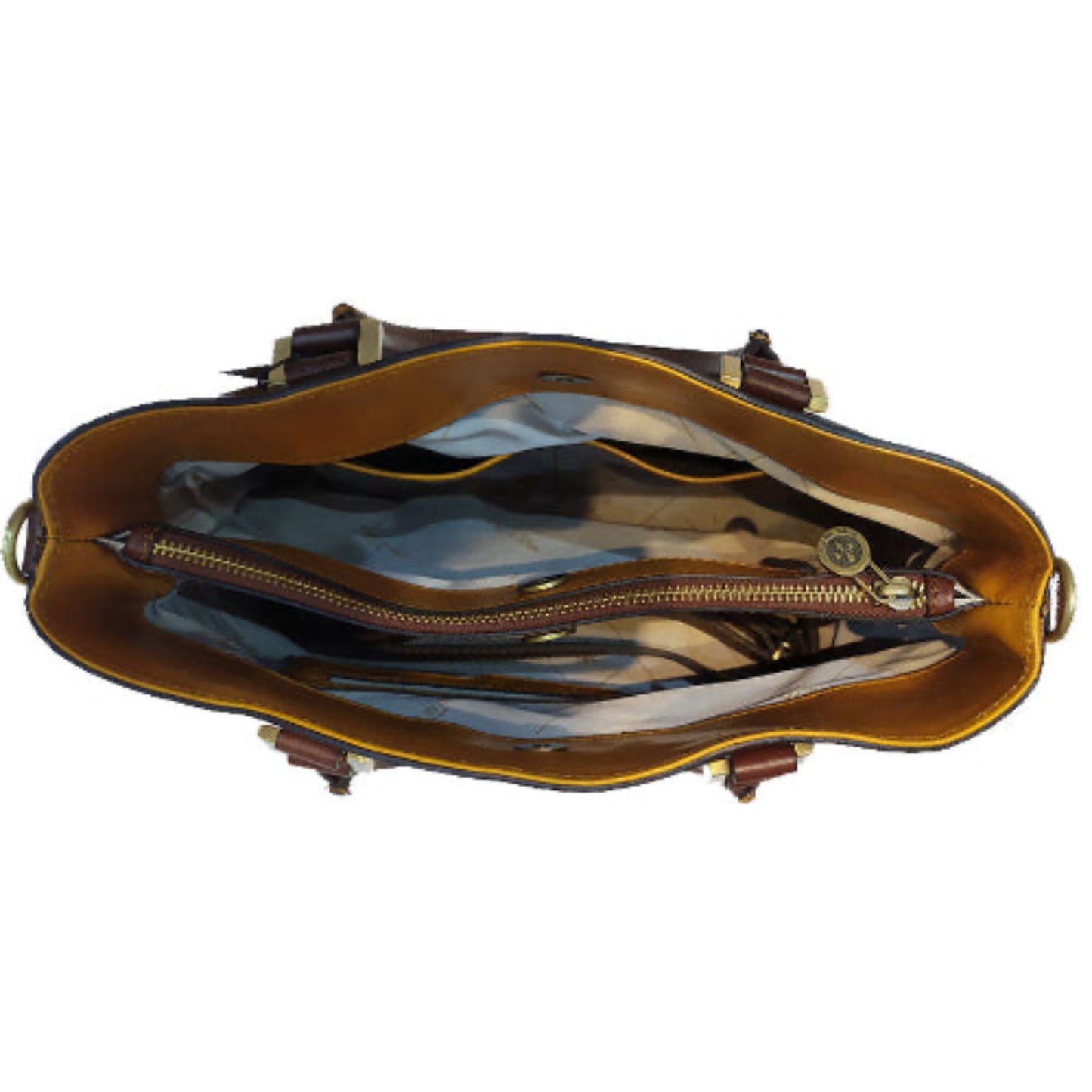 Bauletto moderno in pelle interno