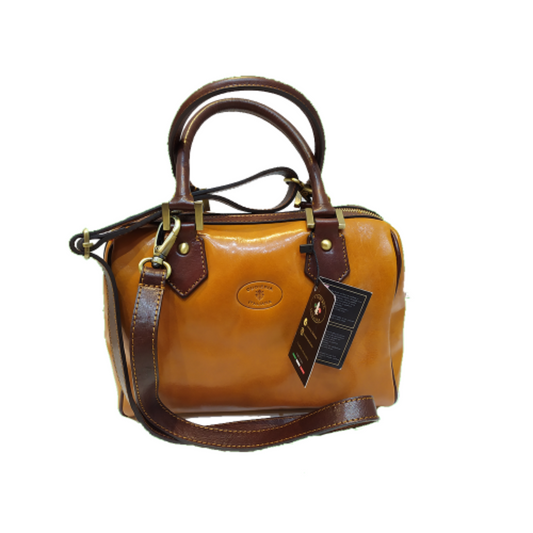Bauletto classico in pelle | Borsa da donna artigianale Made in Italy – Cuoieria Italiana