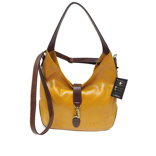 Borsa a mezzaluna in pelle | Borsa da donna Made in Italy – Cuoieria Italiana