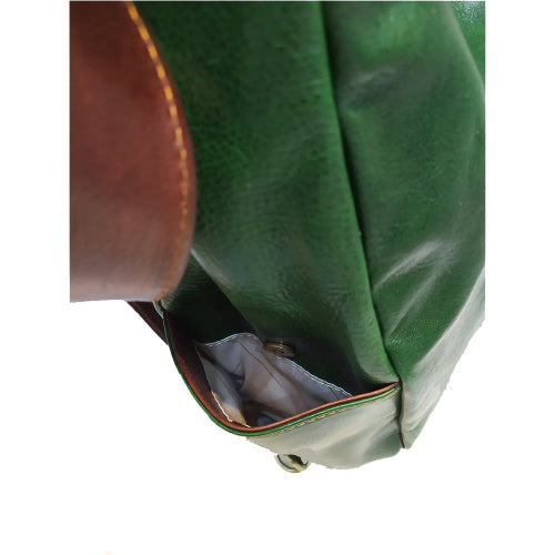 Borsa-Zaino grande in pelle | Zaino da donna artigianale Made in Italy – Cuoieria Italiana