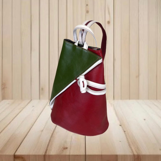 Zaino da Donna in Vera Pelle – Artigianale e Trasformabile