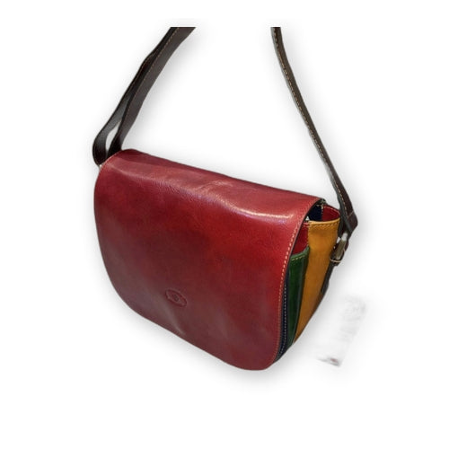 Multicolor postman bag