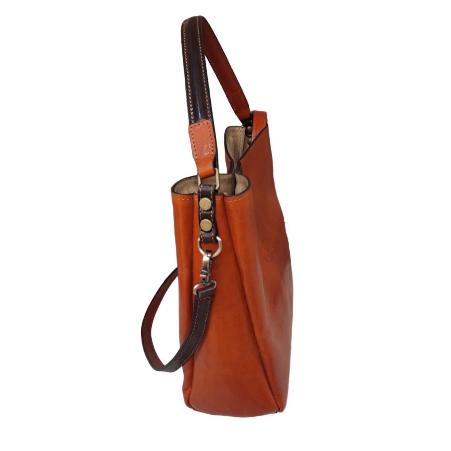 Atena – Borsa da donna in vera pelle con pochette abbinata | Artigianale Made in Italy – Cuoieria Italiana