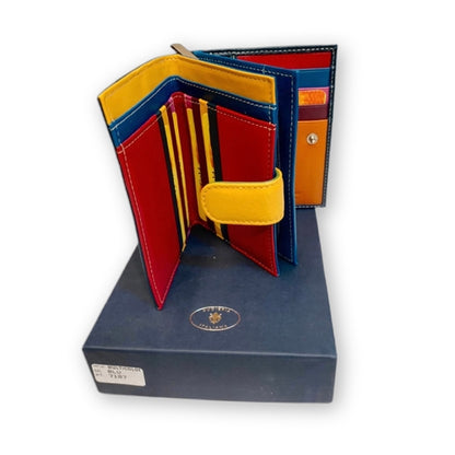 Medium Compact Leather Wallet - Cuoieria Italiana