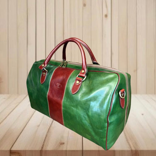 Green carry-on bag