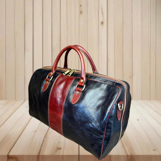 black travel carry-on bag