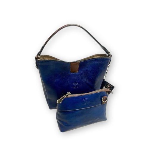 Atena – Women's Genuine Leather Bag with Matching Clutch