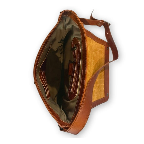 Leather Postman Briefcase - Medium &amp; Large