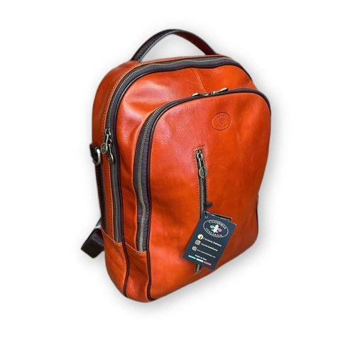 Laptop backpack with shoulder strap