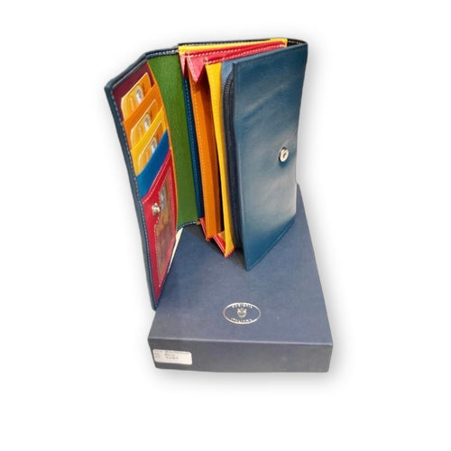 Large Leather Wallet - Cuoieria Italiana