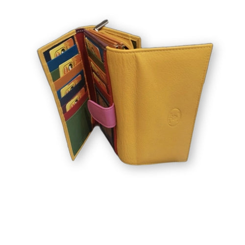 Large Leather Wallet - Cuoieria Italiana