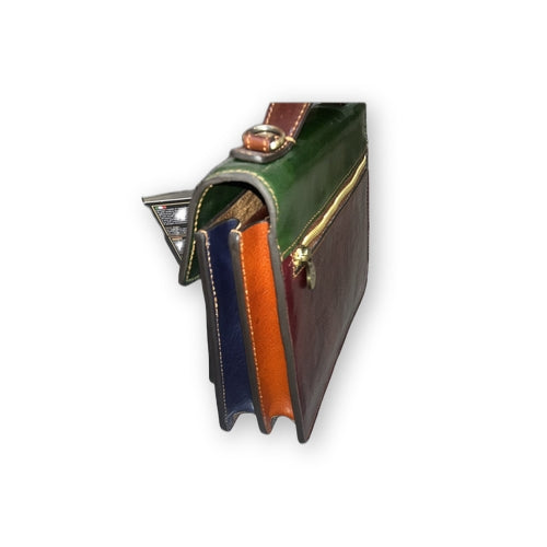 Multicolored briefcase