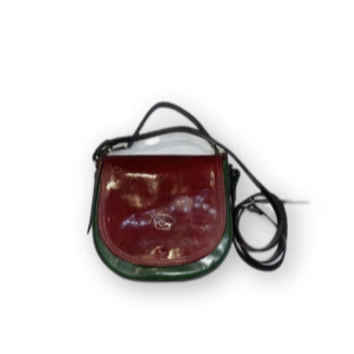 Rigid multicolor postman with handle and shoulder strap
