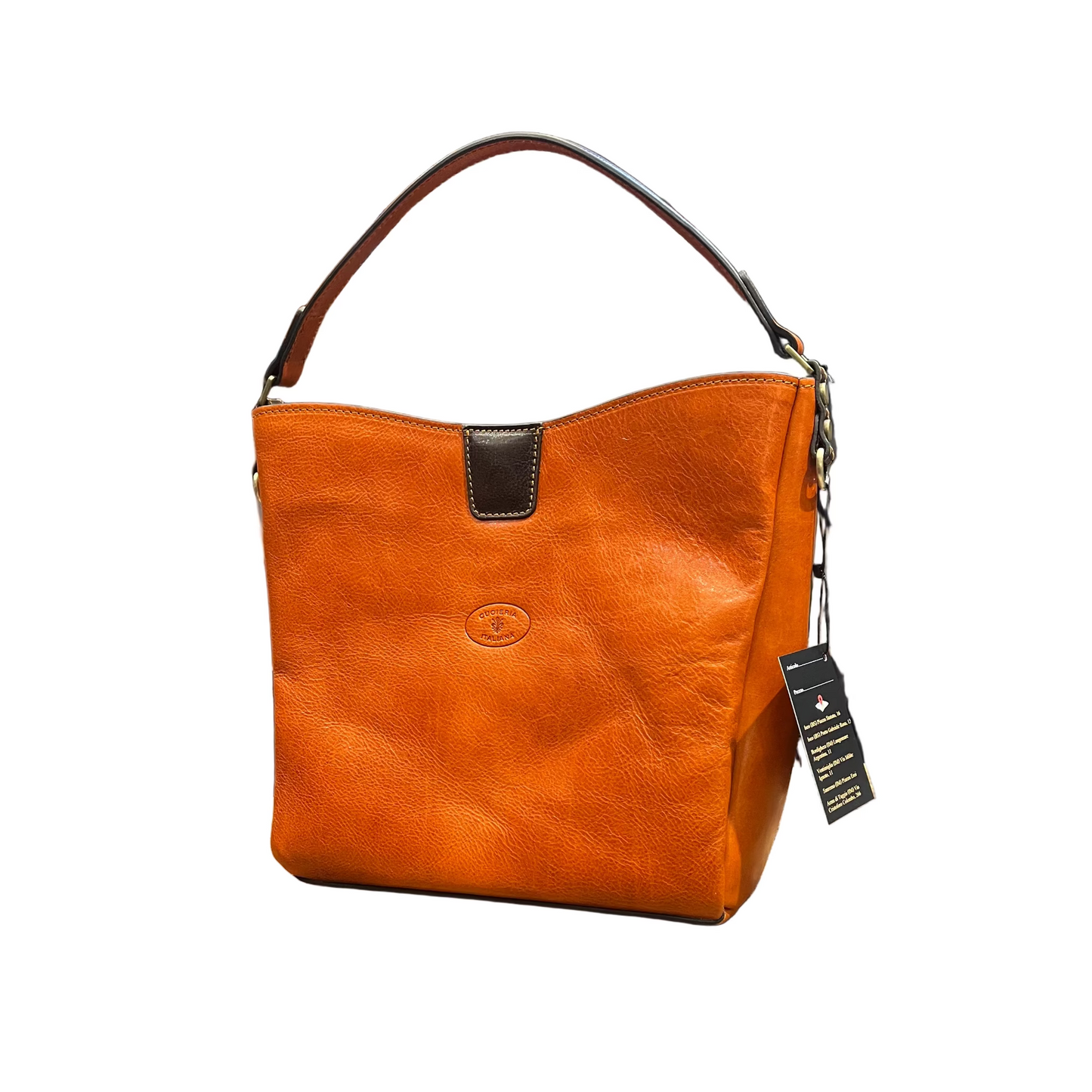 Atena – Borsa da donna in vera pelle con pochette abbinata | Artigianale Made in Italy – Cuoieria Italiana