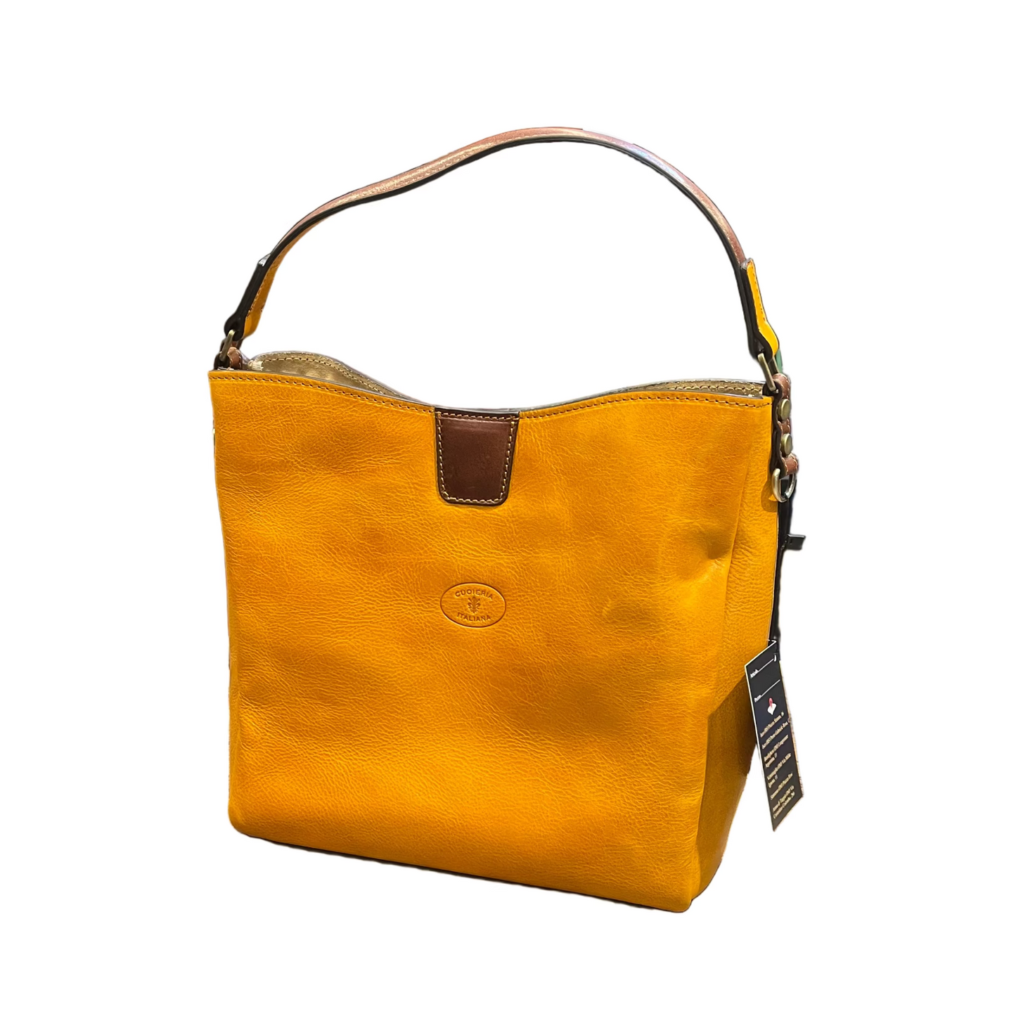 Atena – Borsa da donna in vera pelle con pochette abbinata | Artigianale Made in Italy – Cuoieria Italiana