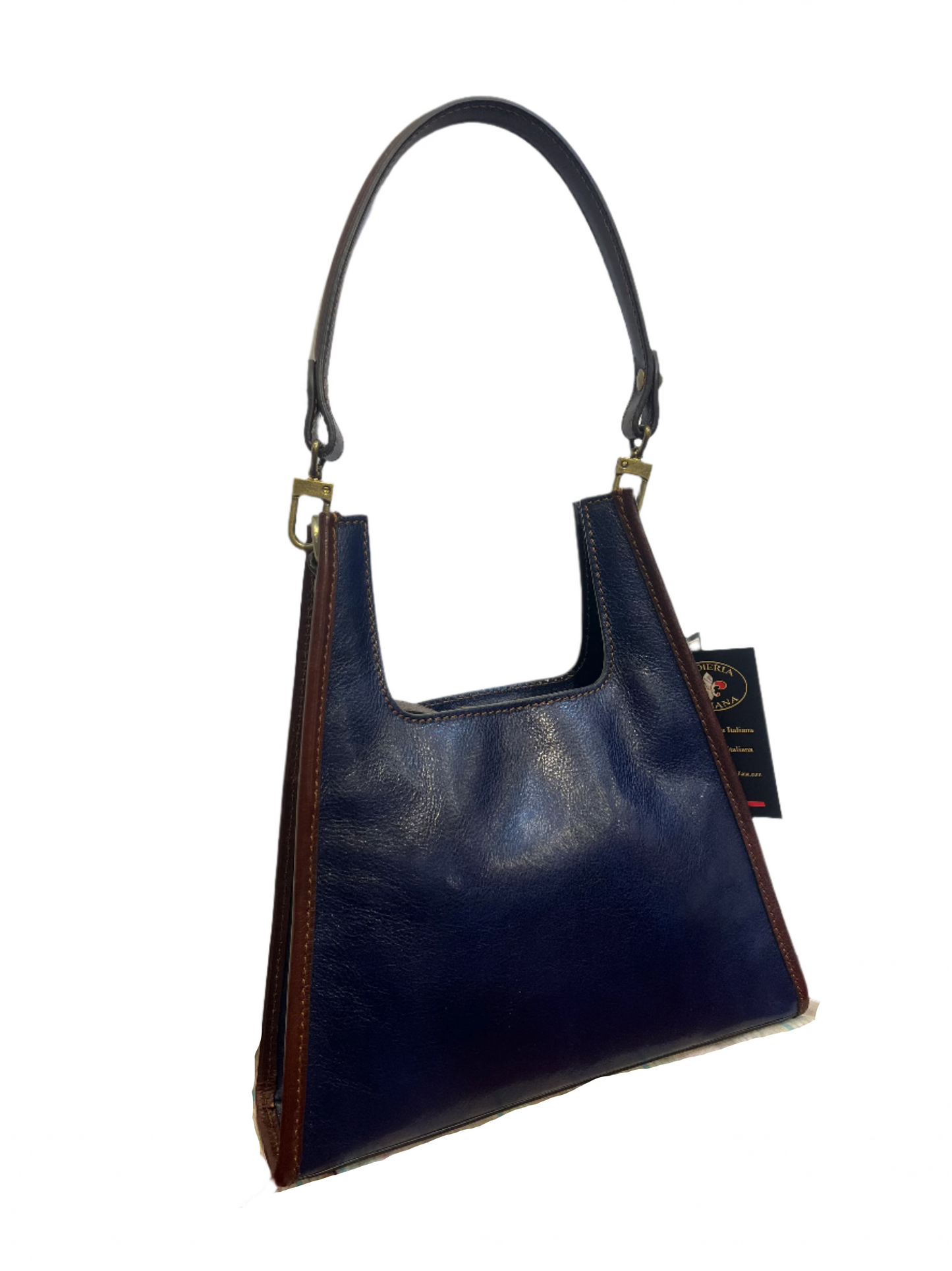 Piramide | Borsa a tracolla in pelle