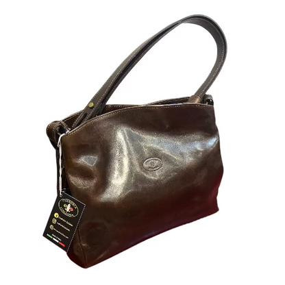 Ferrari – Borsa a spalla e tracolla in pelle da donna | Artigianale Made in Italy – Cuoieria Italiana