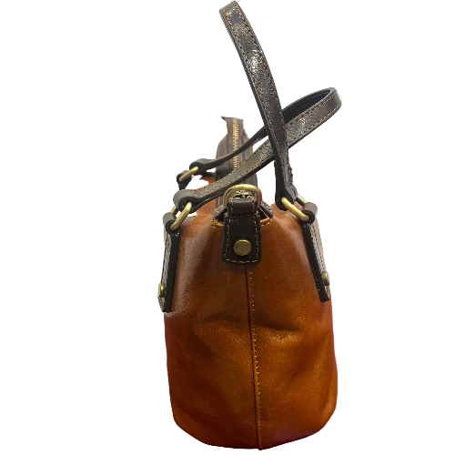 Tombolino in pelle