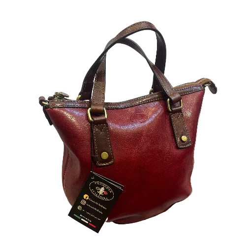 Tombolino in pelle