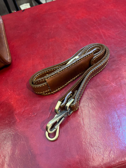Medium Size Doctor's Leather Bag with Iron