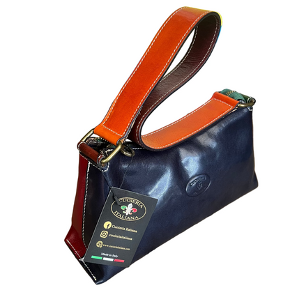 Minerva borsa made in Italy | Borsa a spalla in pelle