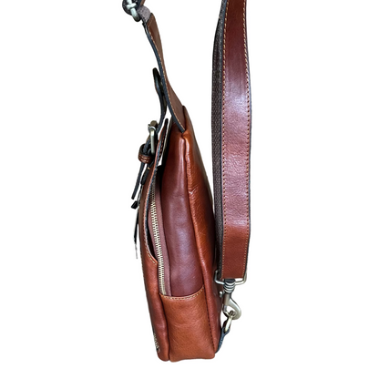 Spallone Fast in pelle | Borsa monospalla unisex Made in Italy – Cuoieria Italiana
