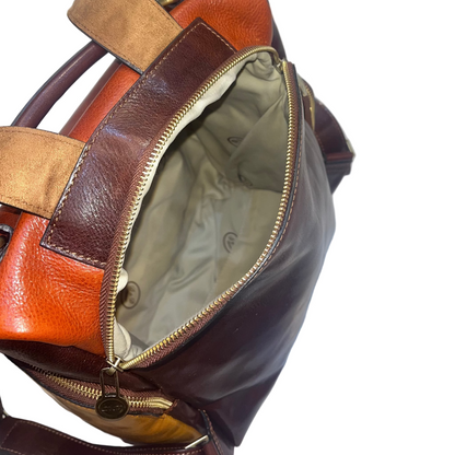Zaino multicolor in pelle | Zaino unisex artigianale Made in Italy – Cuoieria Italiana